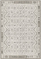 Skye Distressed Diamond Cream Grey Black