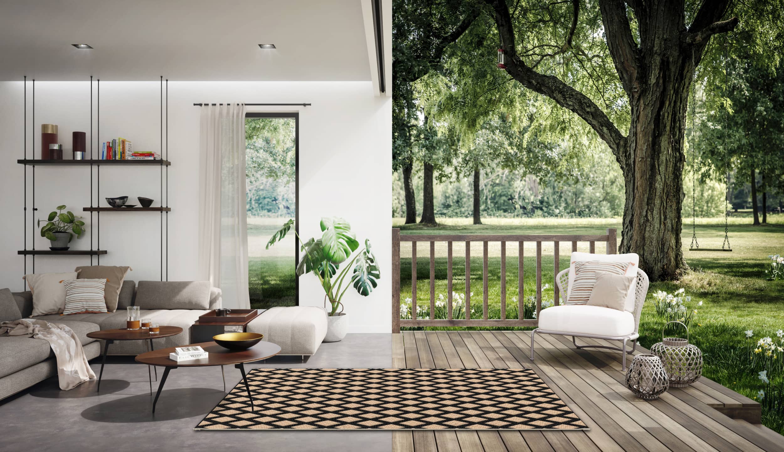 Terrace Grace Diamond Mesh