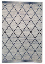 Havana Block Diamond White Faded Denim Weft