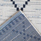 Havana Block Diamond White Faded Denim Weft