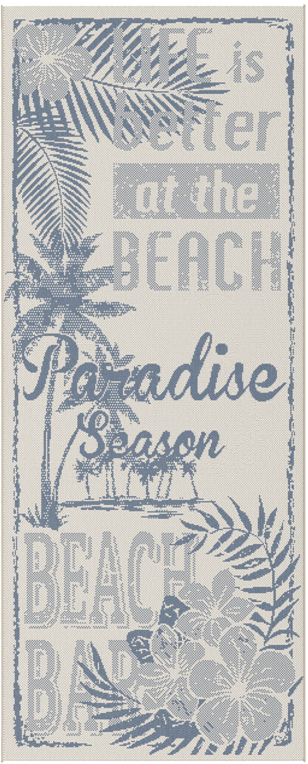 Bistro Rustic Kitchen Beach Runner