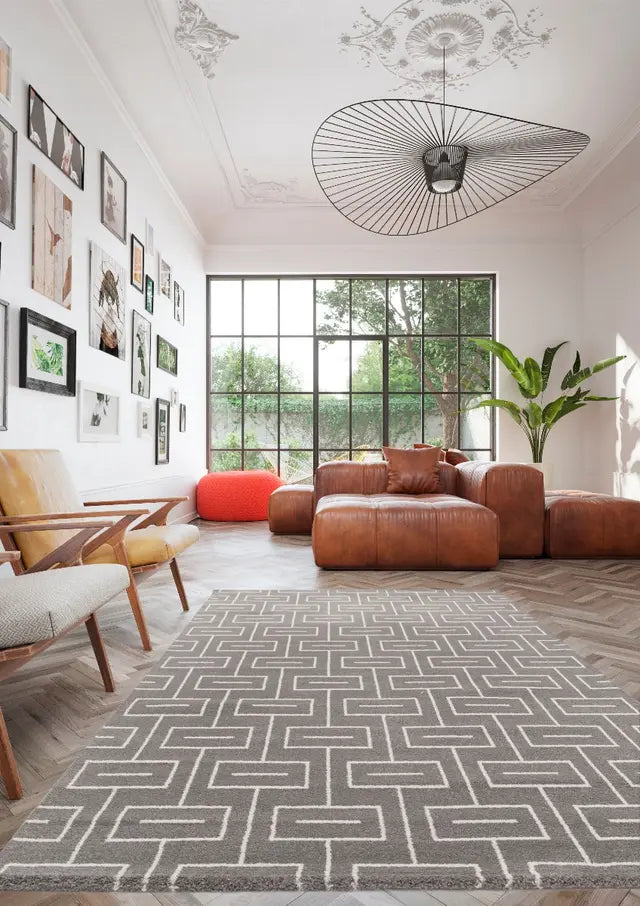 Belle Geometrical Square Line Design