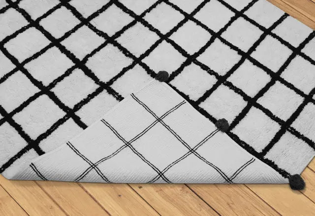 Kids Smart Grey Pom-Pom Patch