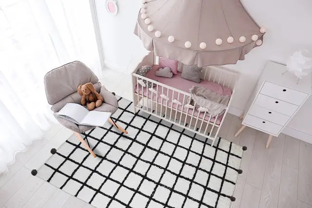Kids Smart Grey Pom-Pom Patch
